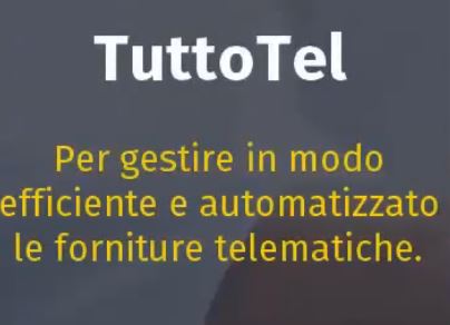 Schermata del software Tuttotel per gestione dati aziendali